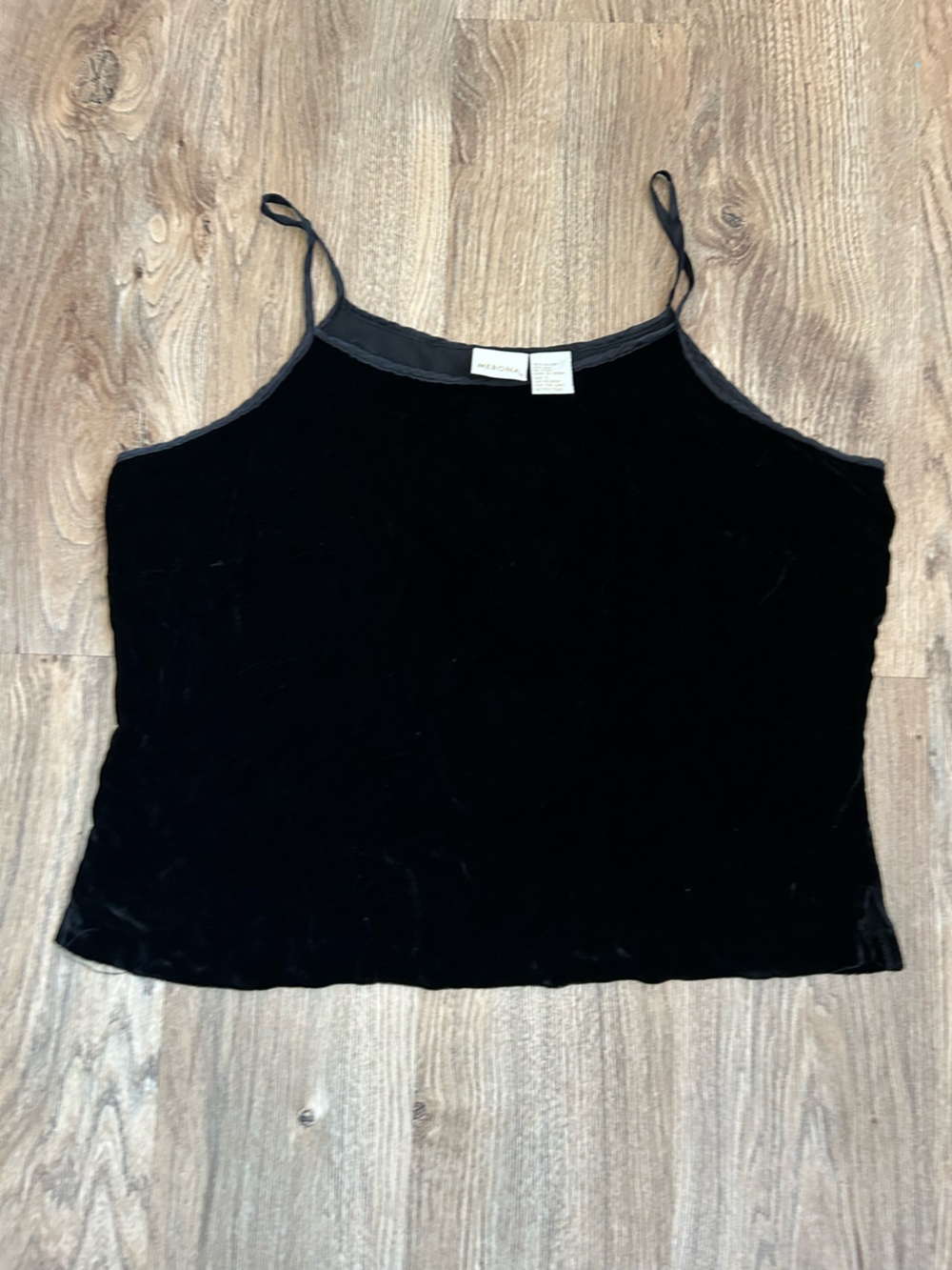 Merona Black Velvet Camisole